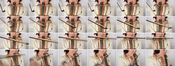 “Estudio sobre Violín para cuello 1” Serie Muybridge para sentir 